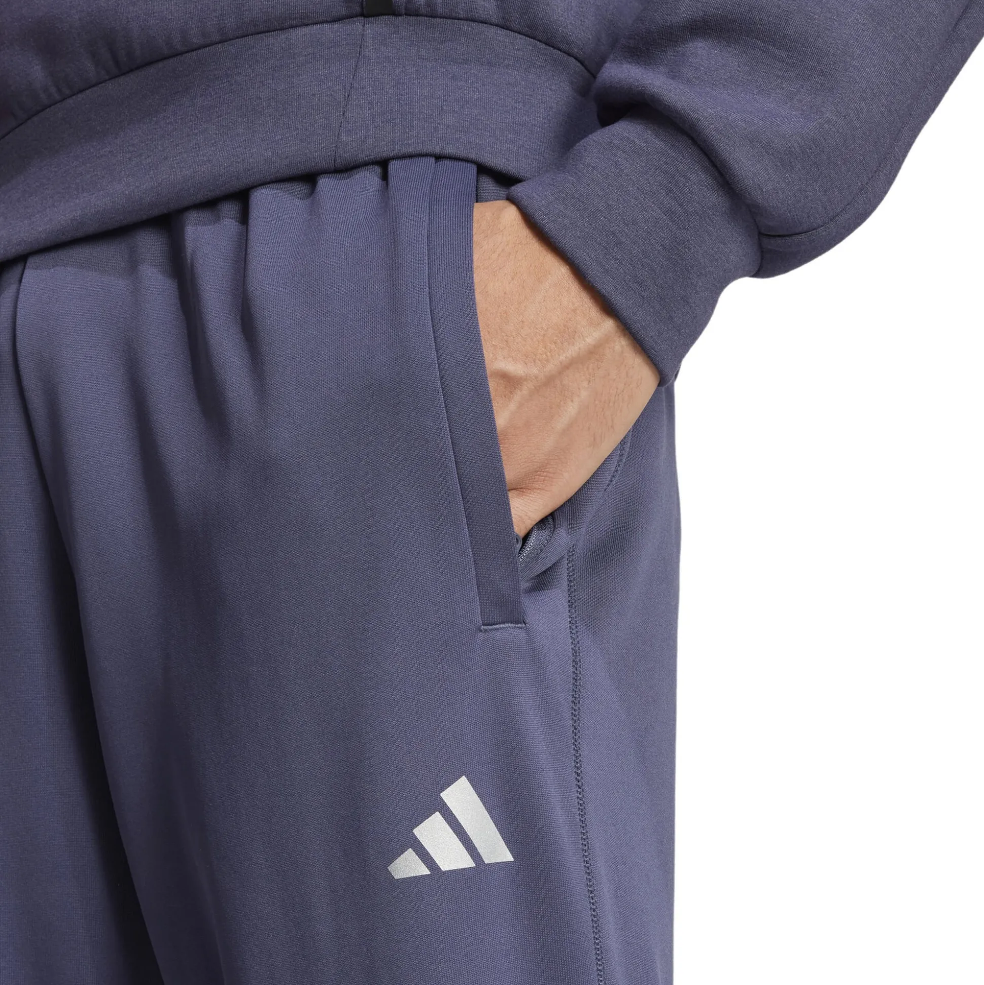 Fashion 3 Bar Training Pants Men - Blue Grey Pants