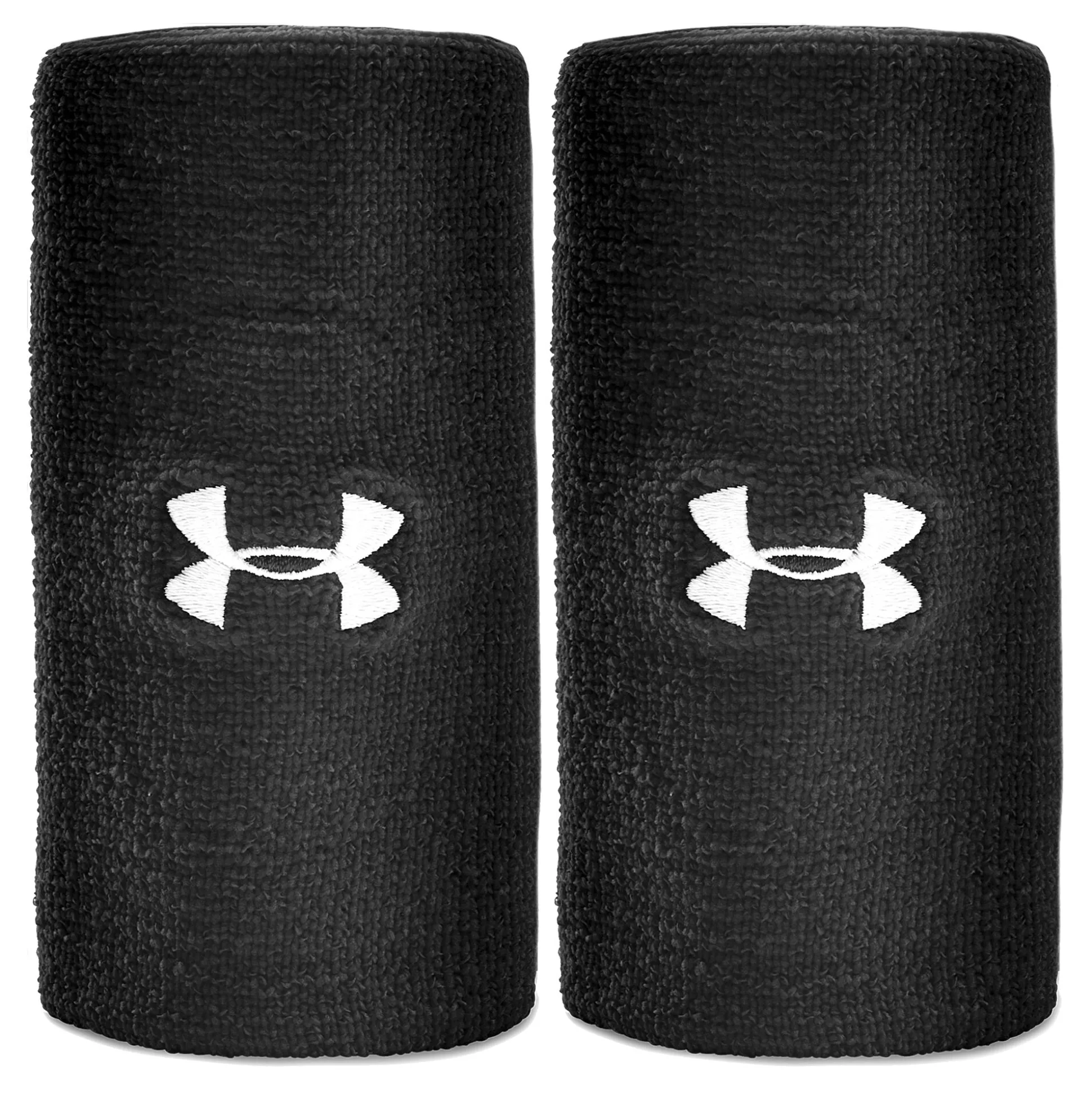 Outlet 6" Performance Wristband 2 Pack - Black, White Accessories