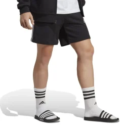 Clearance 3 Stripes French Terry Shorts Men - Black, White Shorts