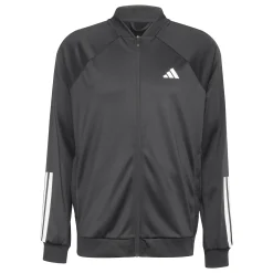 Flash Sale 3 Stripes Knit Training Jacket Men - Black, White Jackets
