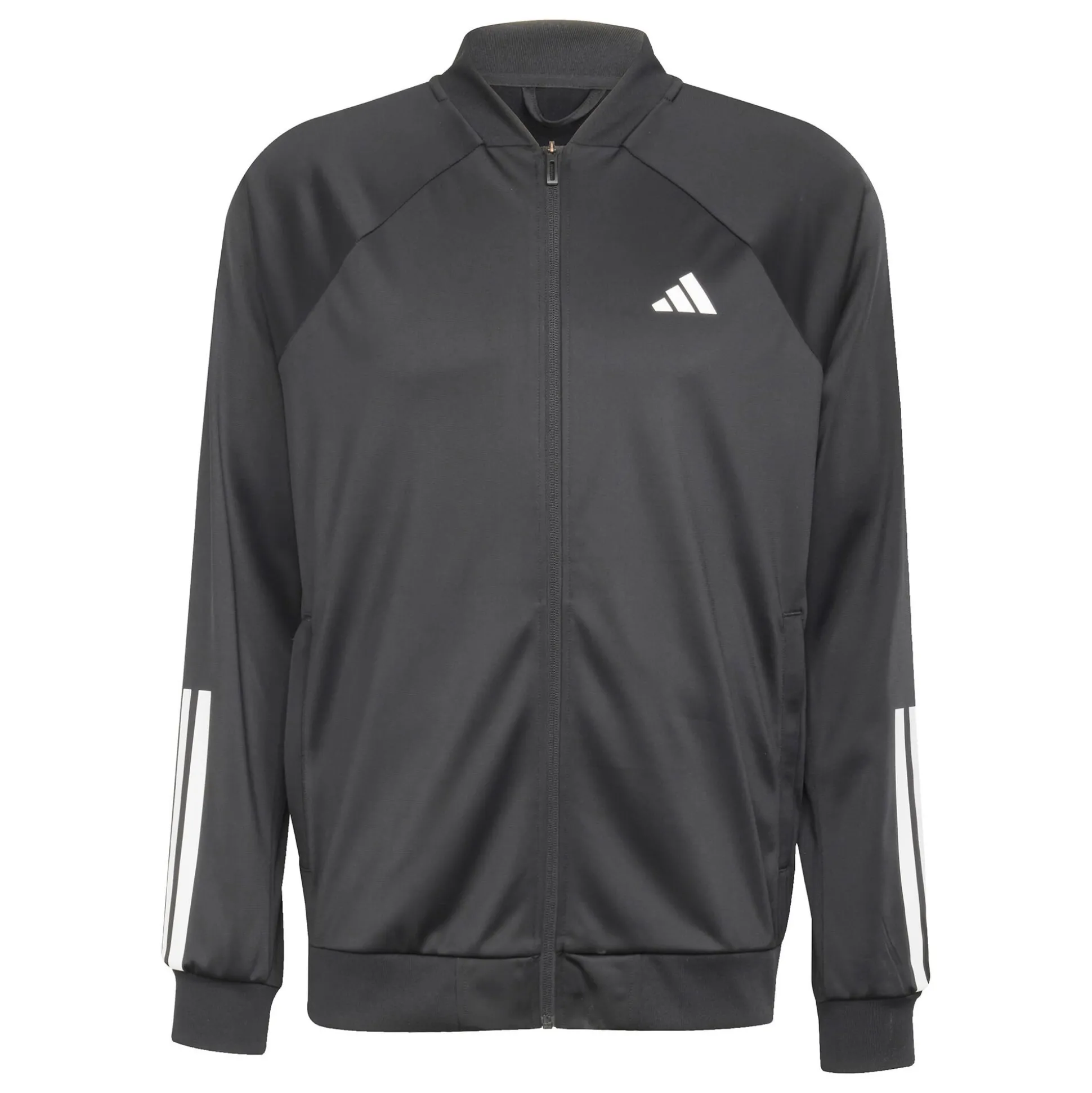 Flash Sale 3 Stripes Knit Training Jacket Men - Black, White Jackets