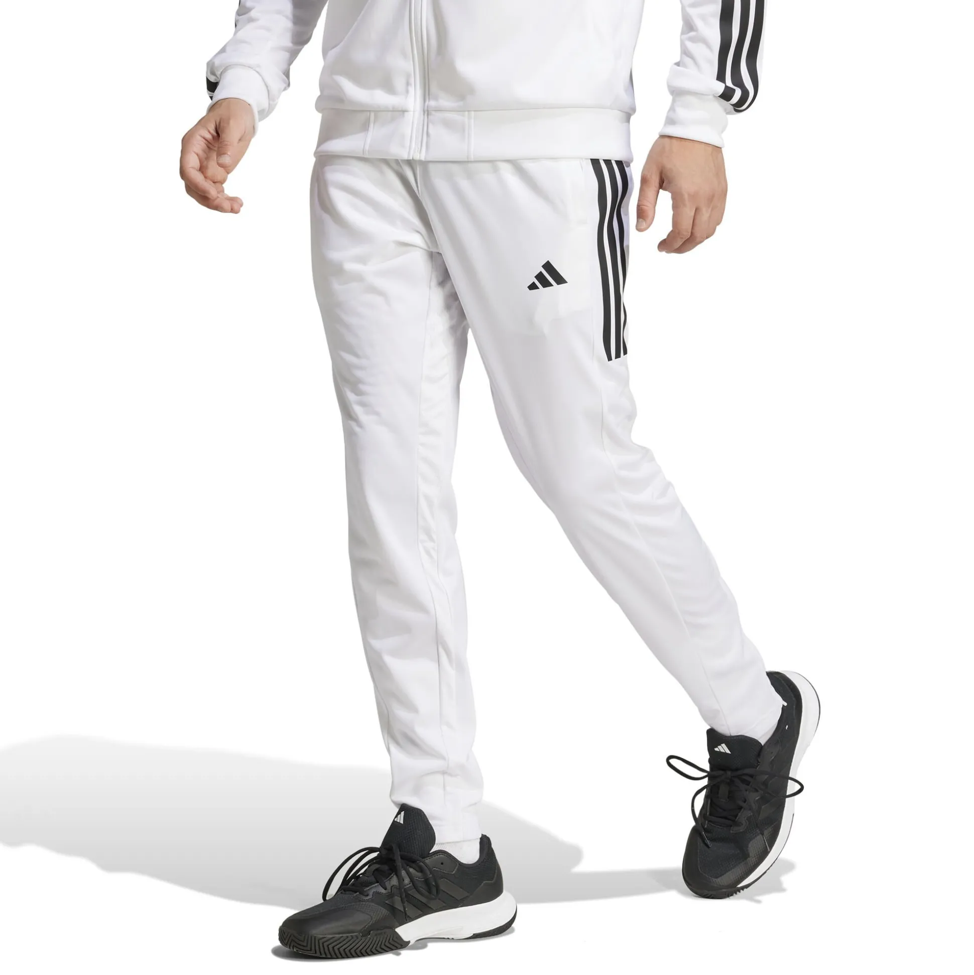Best 3 Stripes Knit Training Pants Men - White, Black Pants
