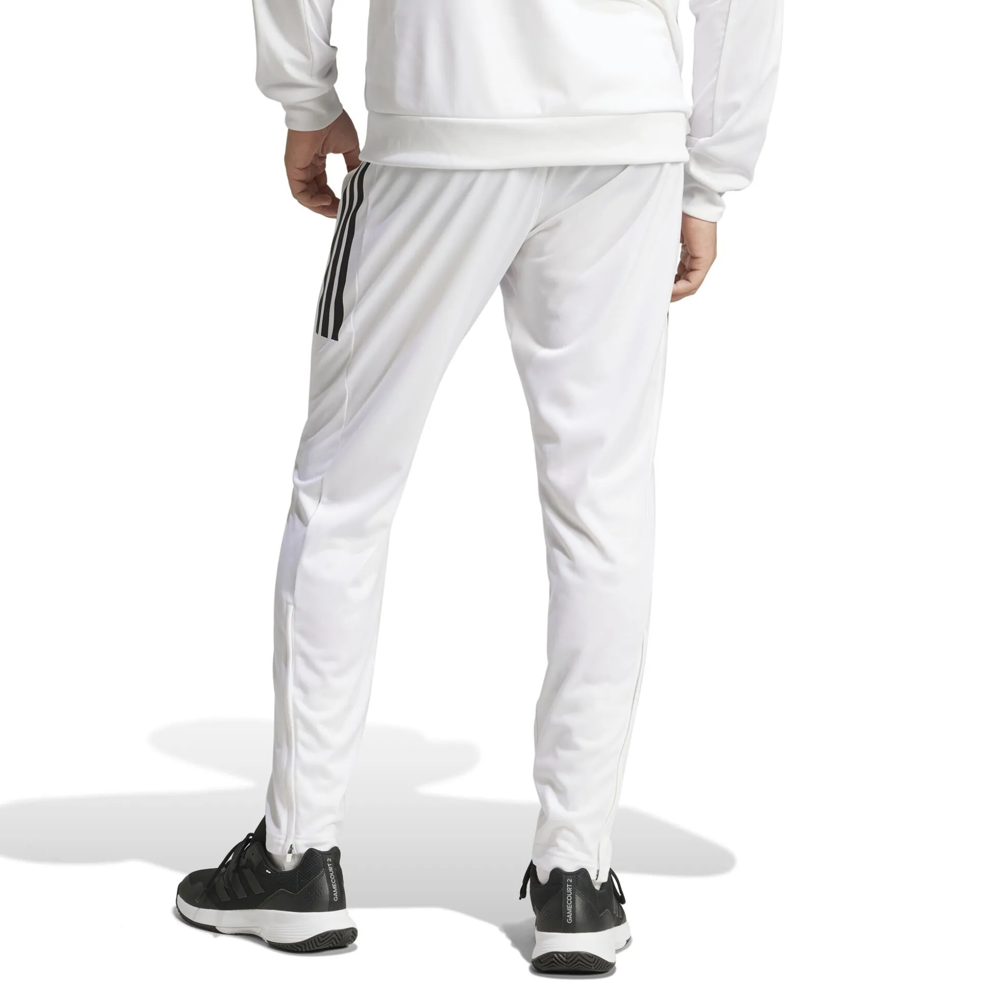 Best 3 Stripes Knit Training Pants Men - White, Black Pants