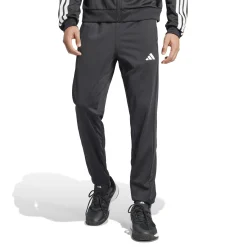 New 3 Stripes Knit Training Pants Men - Black, White Pants