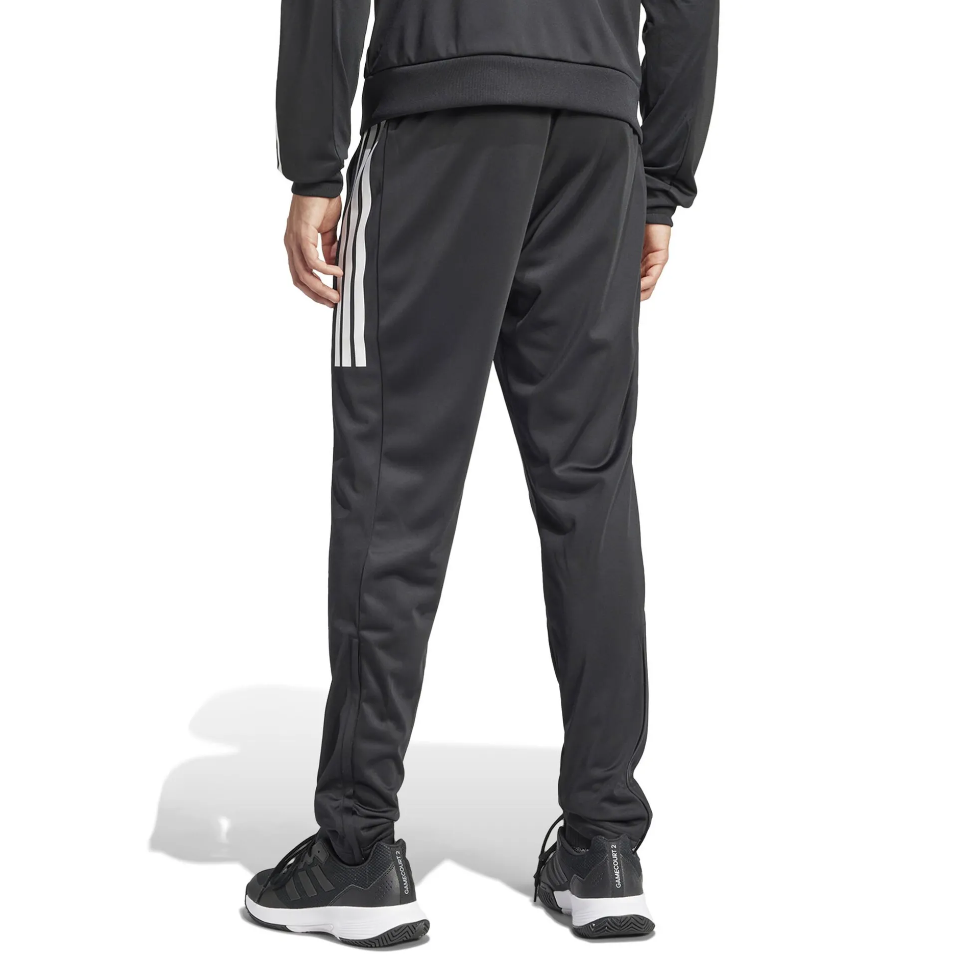 New 3 Stripes Knit Training Pants Men - Black, White Pants