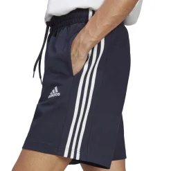 Best 3 Stripes Single Jersey 7 Shorts Men - Dark Blue Shorts
