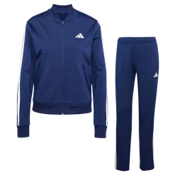 Shop 3 Stripes Tracksuit Women - Dark Blue Tracksuits