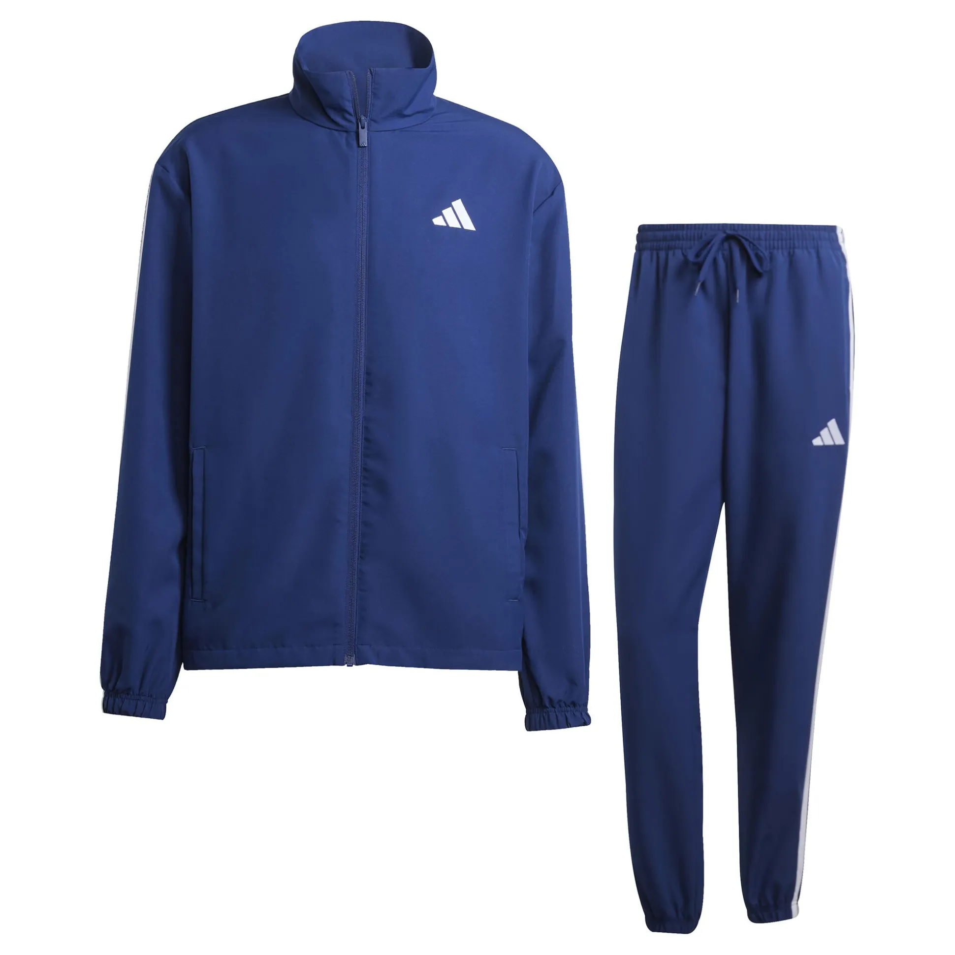 Clearance 3 Stripes Woven Tracksuit Men - Dark Blue Tracksuits