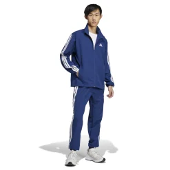 Clearance 3 Stripes Woven Tracksuit Men - Dark Blue Tracksuits
