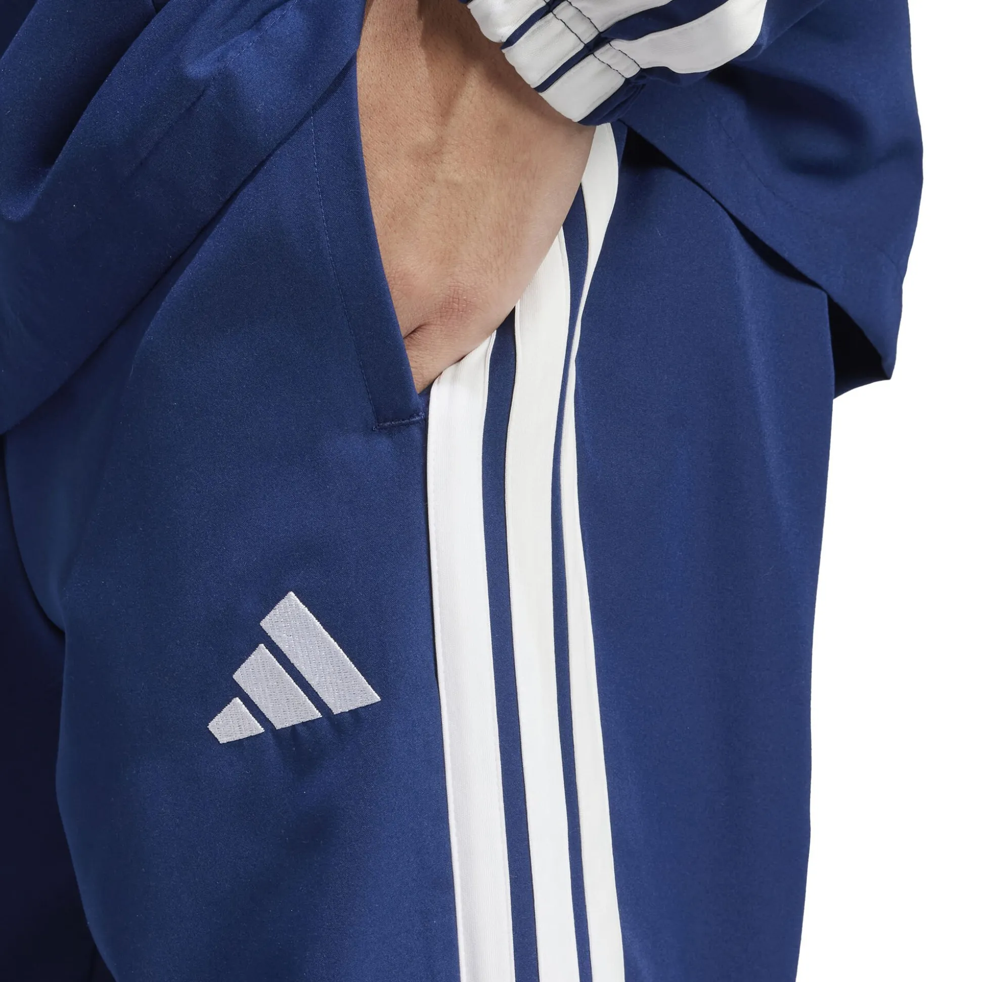 Clearance 3 Stripes Woven Tracksuit Men - Dark Blue Tracksuits