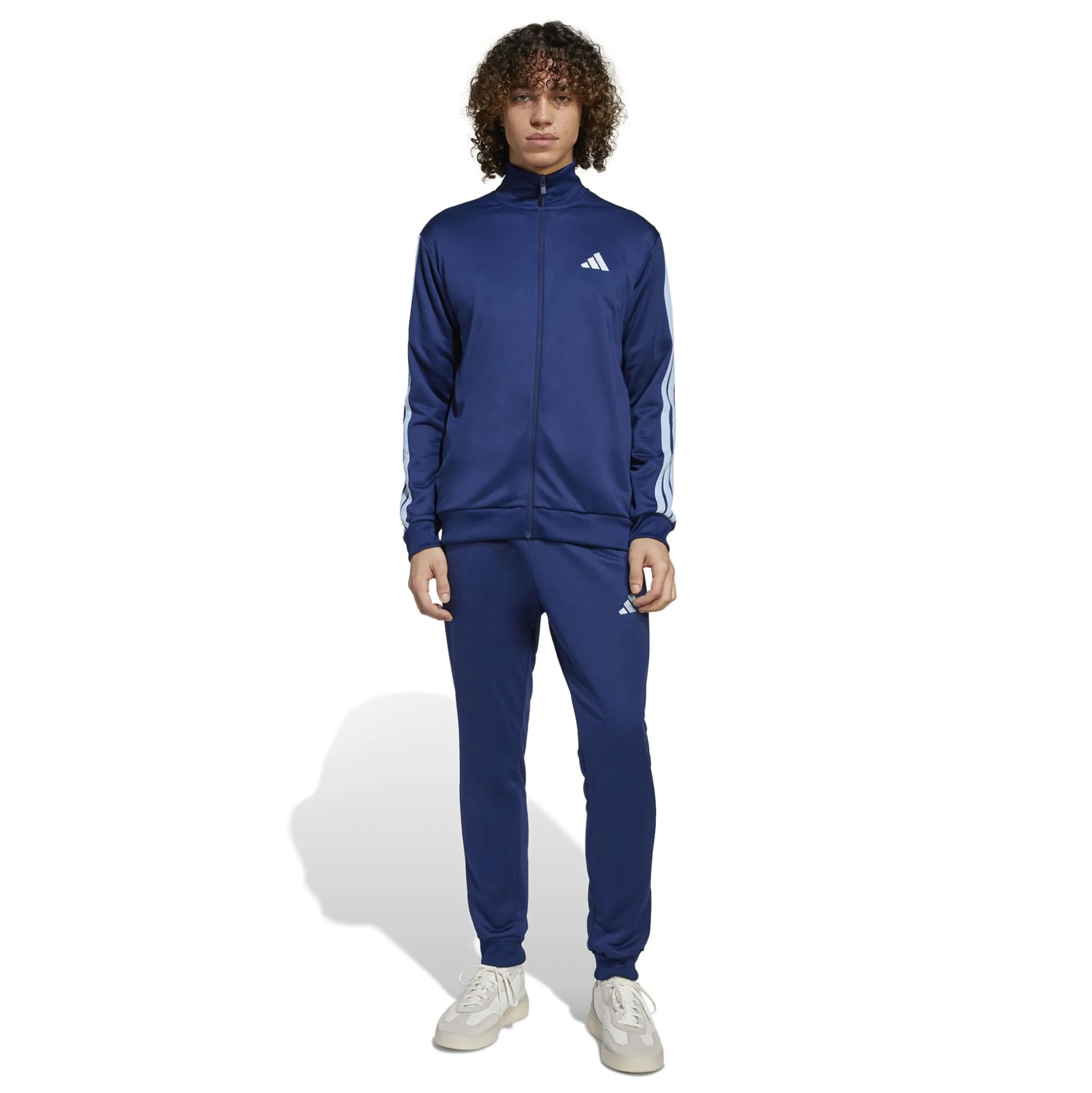 New 3 Stripes Woven Tracksuit Men - Dark Blue Tracksuits