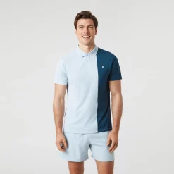 Flash Sale Ace Block Polo Men - Light Blue, Dark Blue Shirts