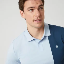 Flash Sale Ace Block Polo Men - Light Blue, Dark Blue Shirts