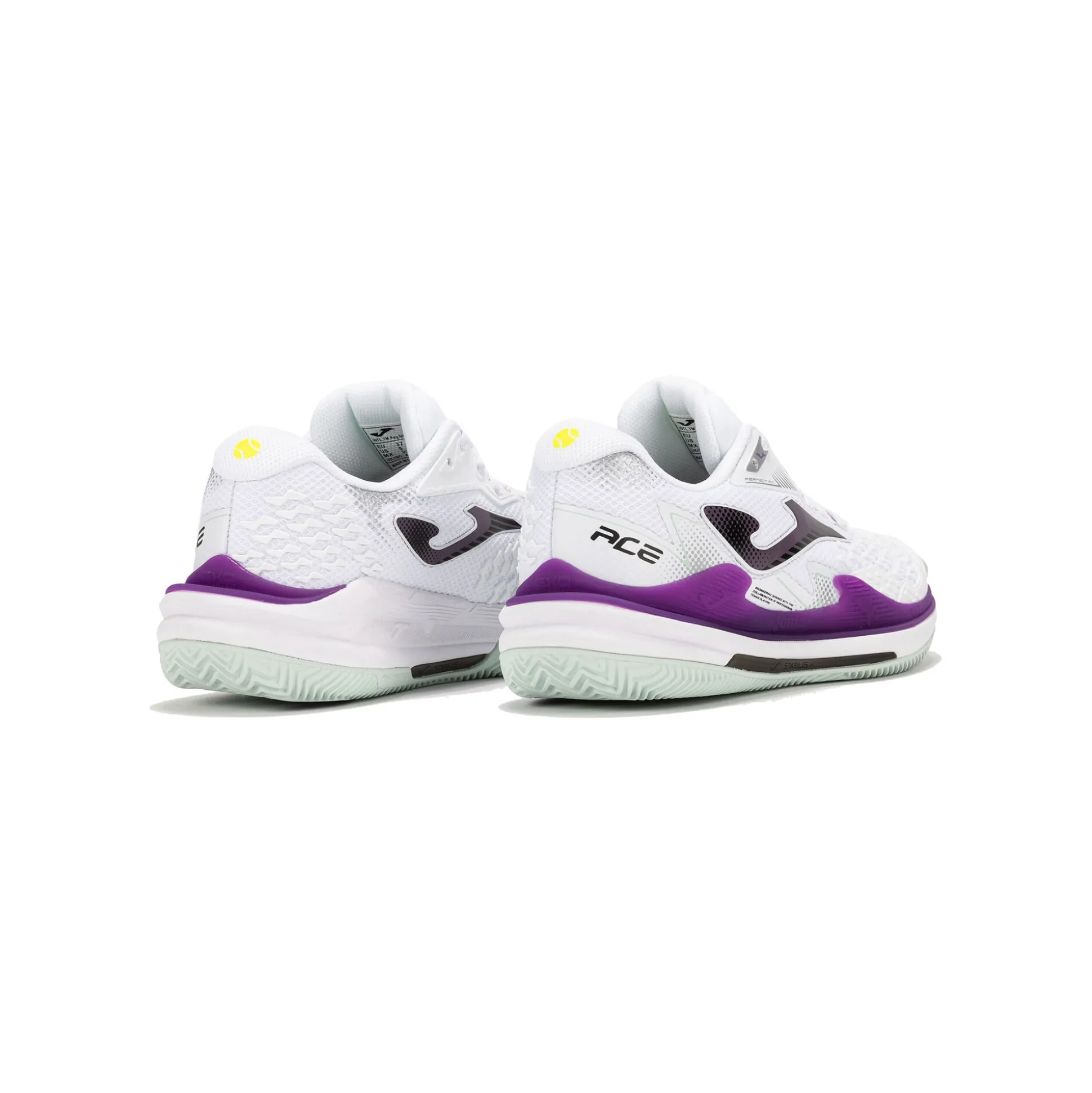 Outlet Ace Clay Court Shoe Women - White, Violet Clay Court Shoes