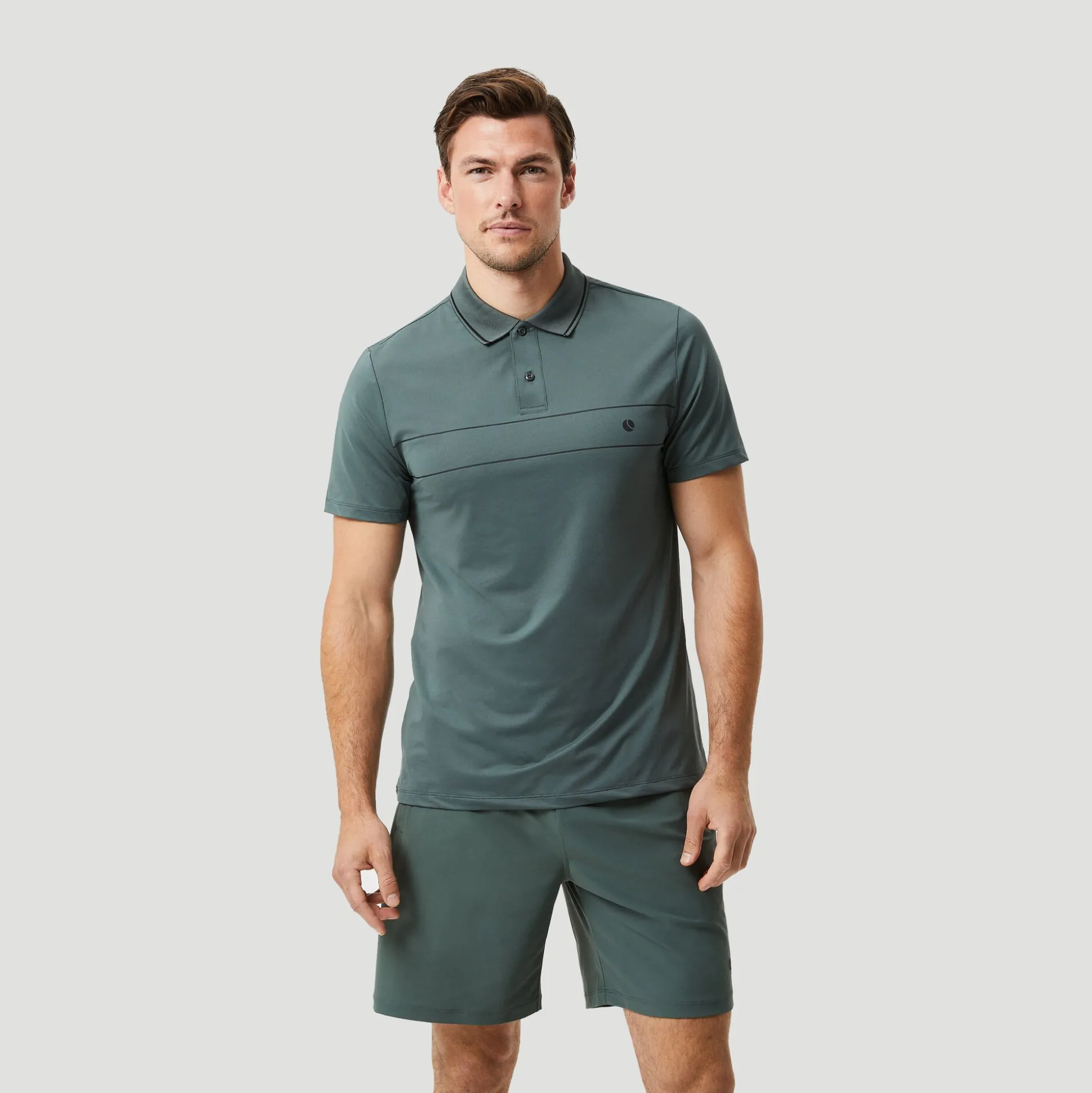 Outlet Ace Light Polo Men - Blue Grey Shirts
