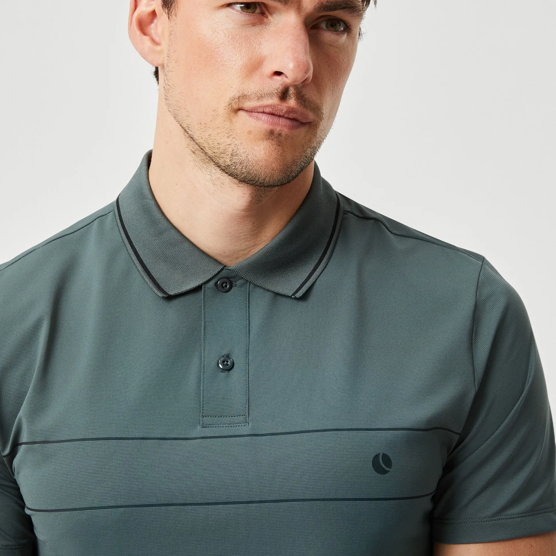 Outlet Ace Light Polo Men - Blue Grey Shirts