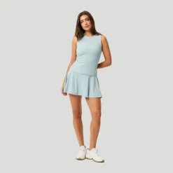 Online Ace Rib Pocket Tank Top Women - Light Blue Tops