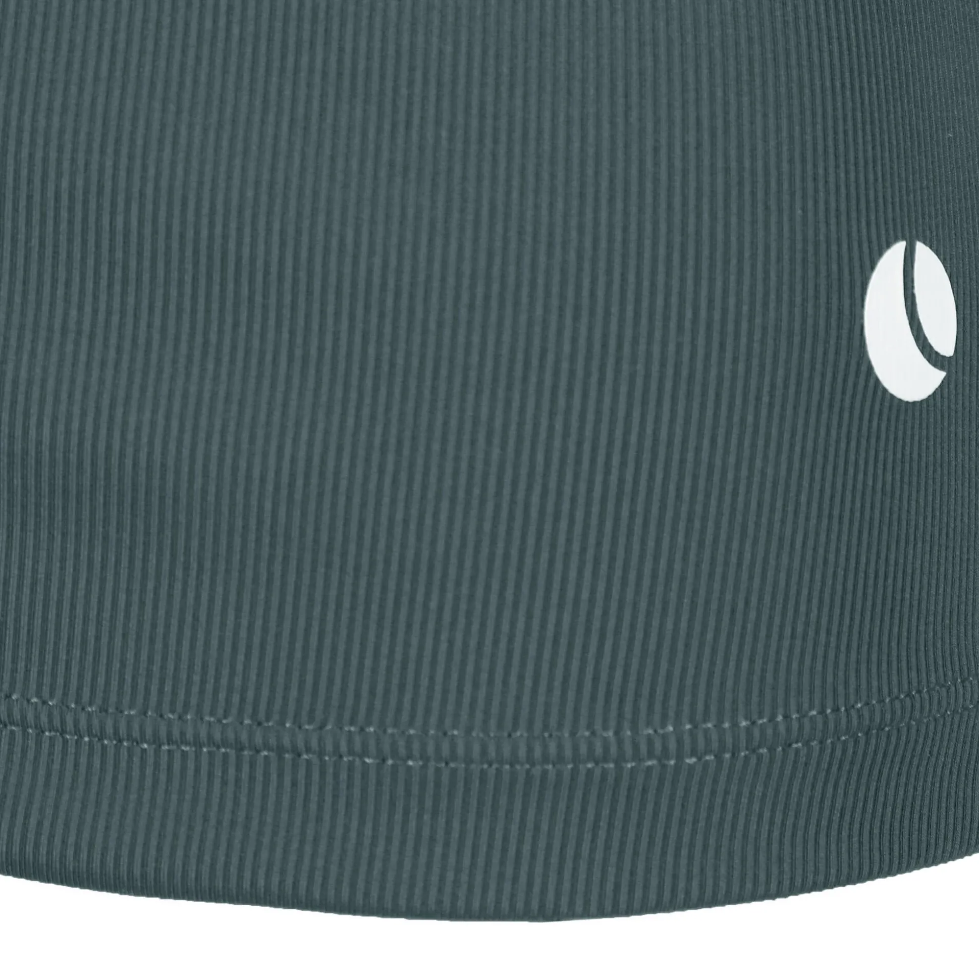Sale Ace Rib Pocket Tank Top Women - Dark Green Tops