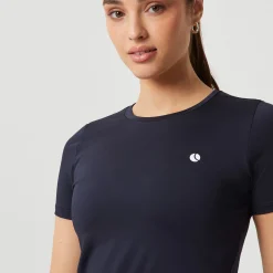 Outlet Ace Slim T-Shirt Women - Dark Blue Shirts