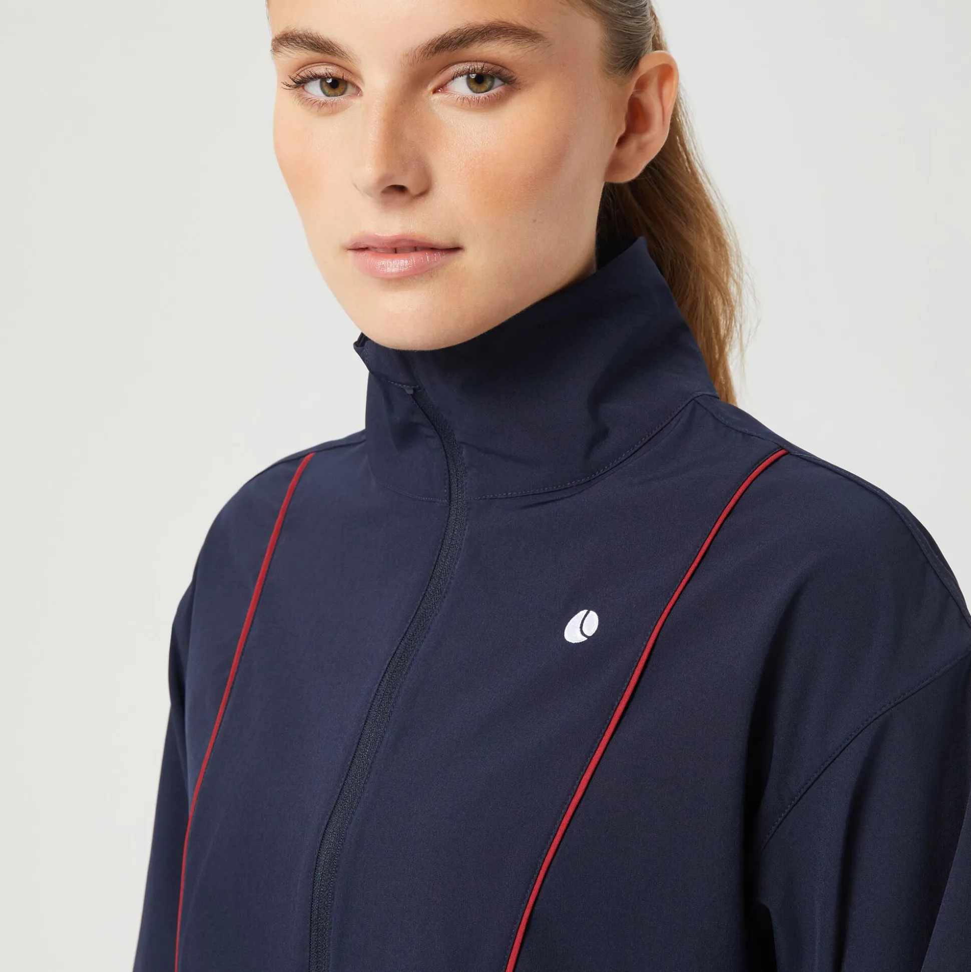 Flash Sale Ace Woven Track Training Jacket Women - Dark Blue Jackets