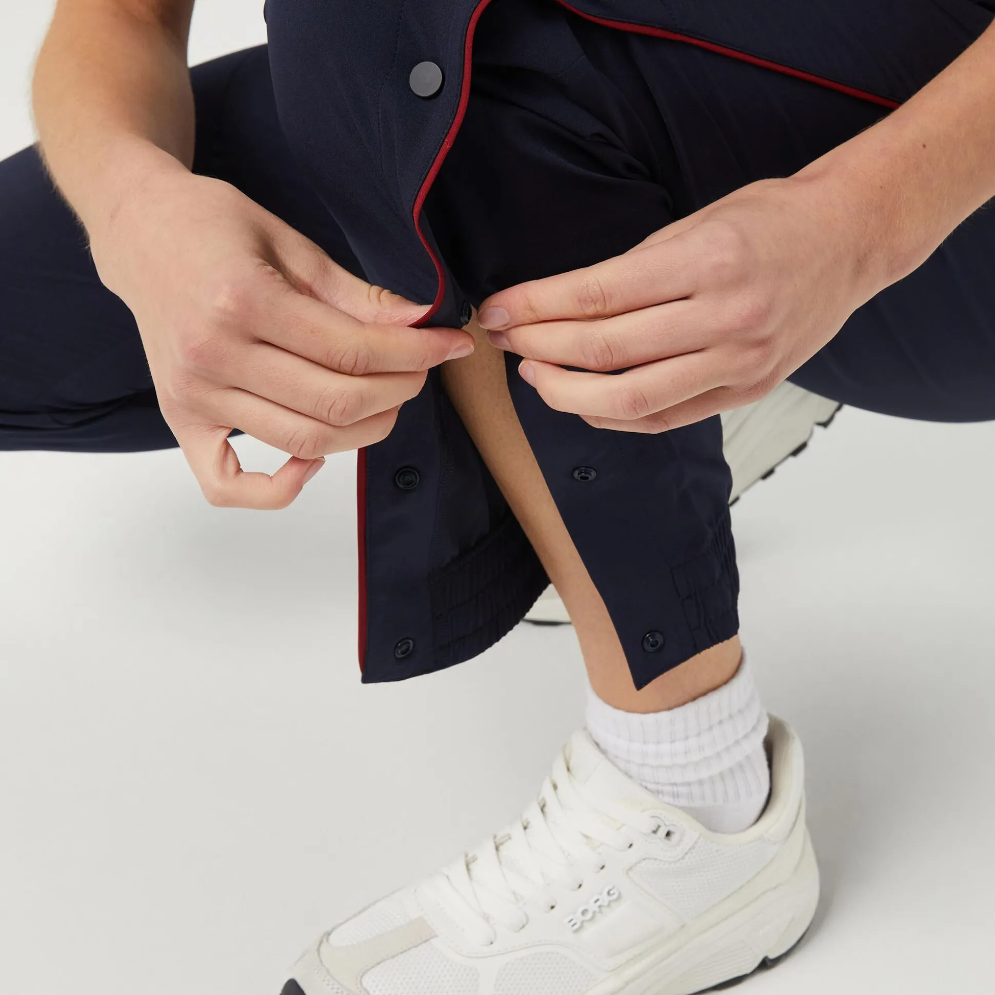Outlet Ace Woven Track Training Pants Women - Dark Blue Pants
