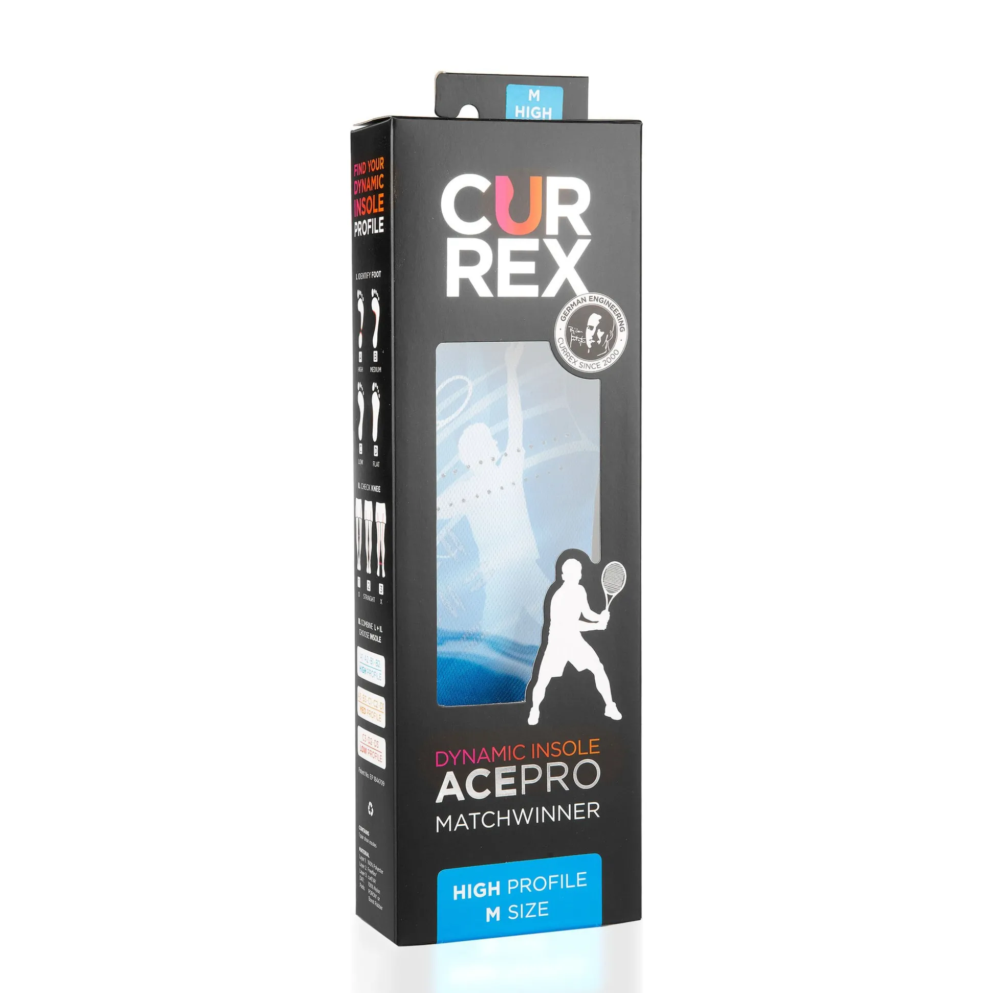 Hot AcePro High Insoles - Light Blue, Black Running Accessories