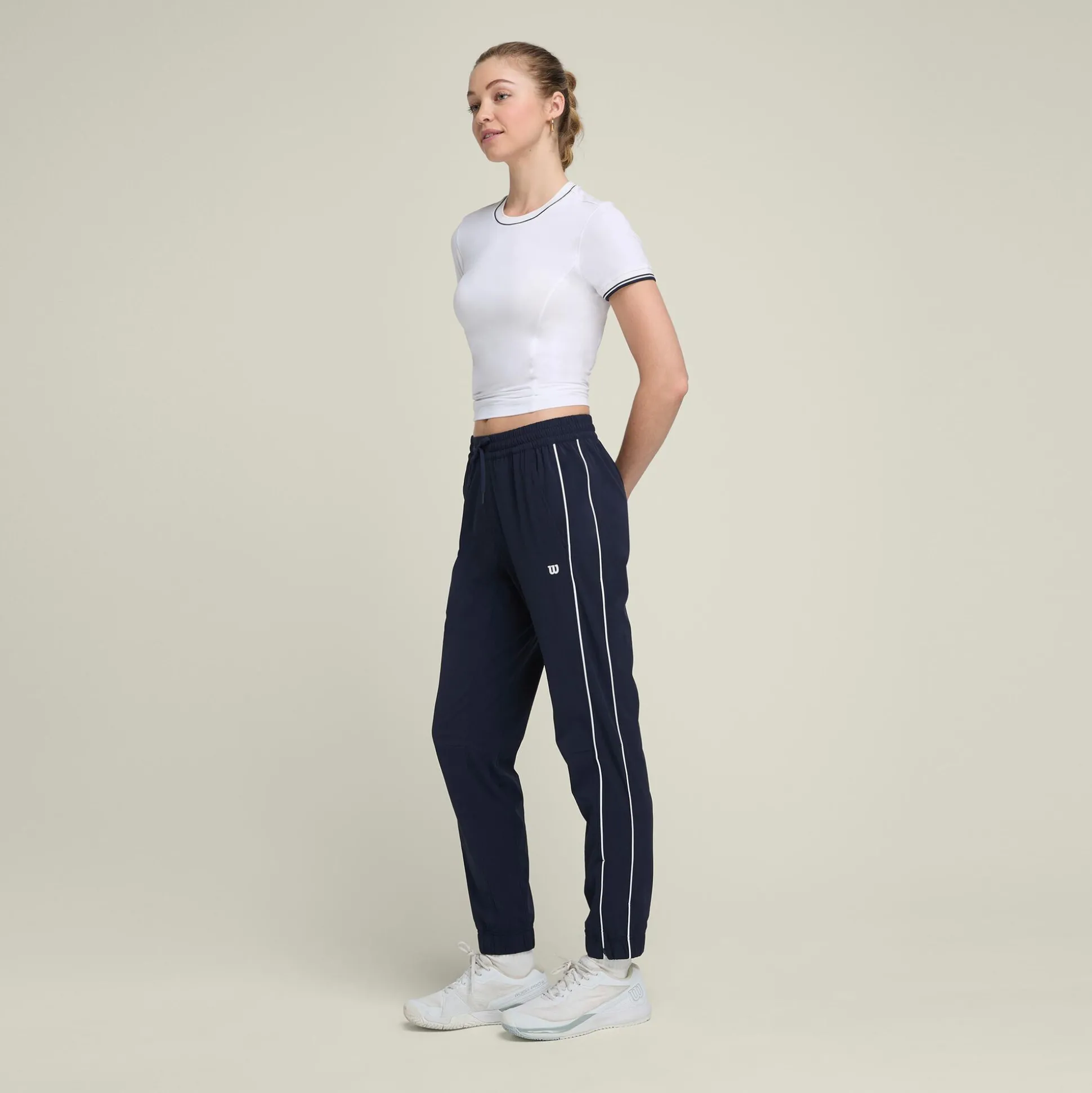Outlet Action Warm-Up Team Training Pants Women - Dark Blue Pants