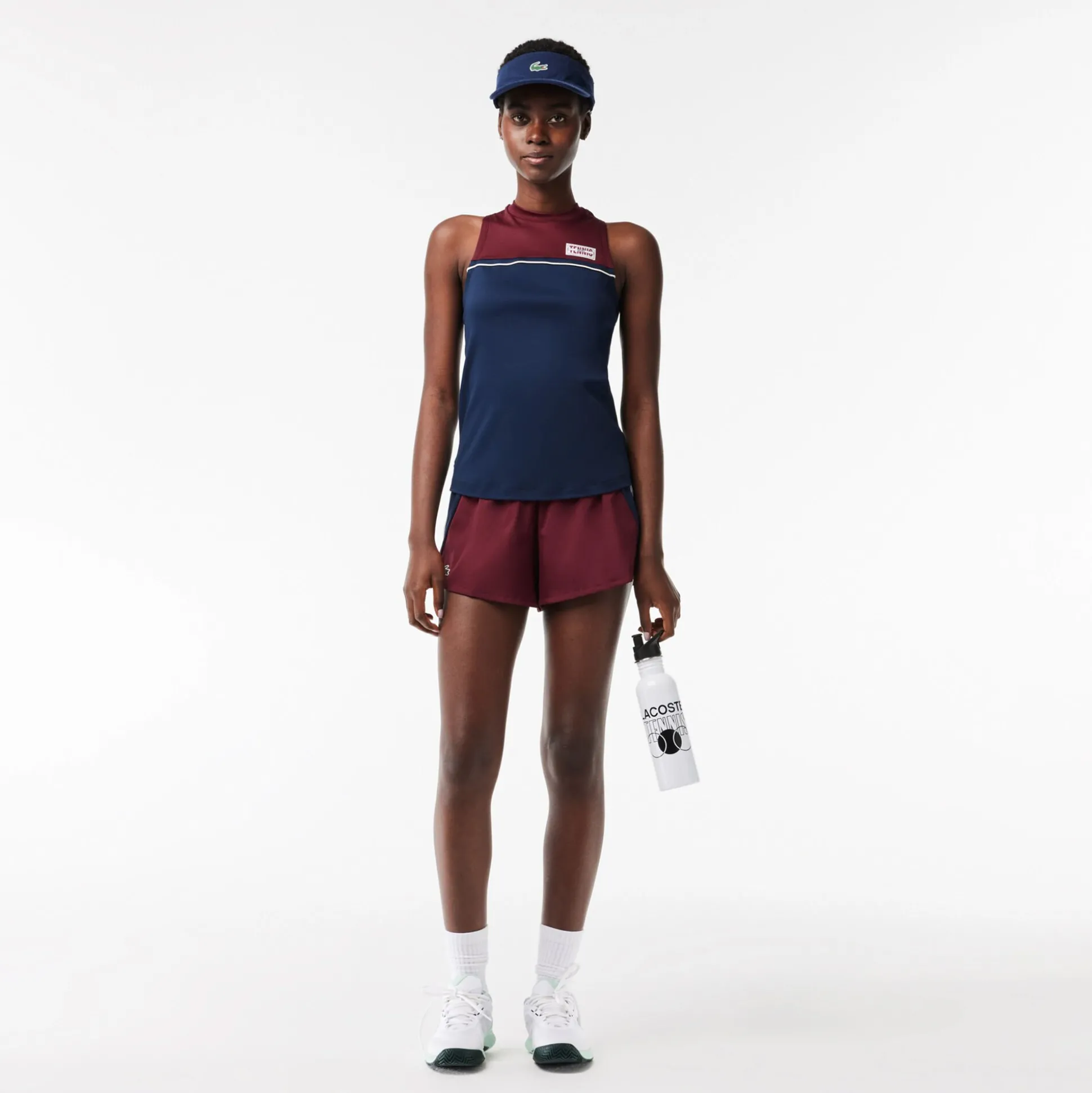 Store Active Performance Tank Top Women - Dark Blue, Dark Red Tops