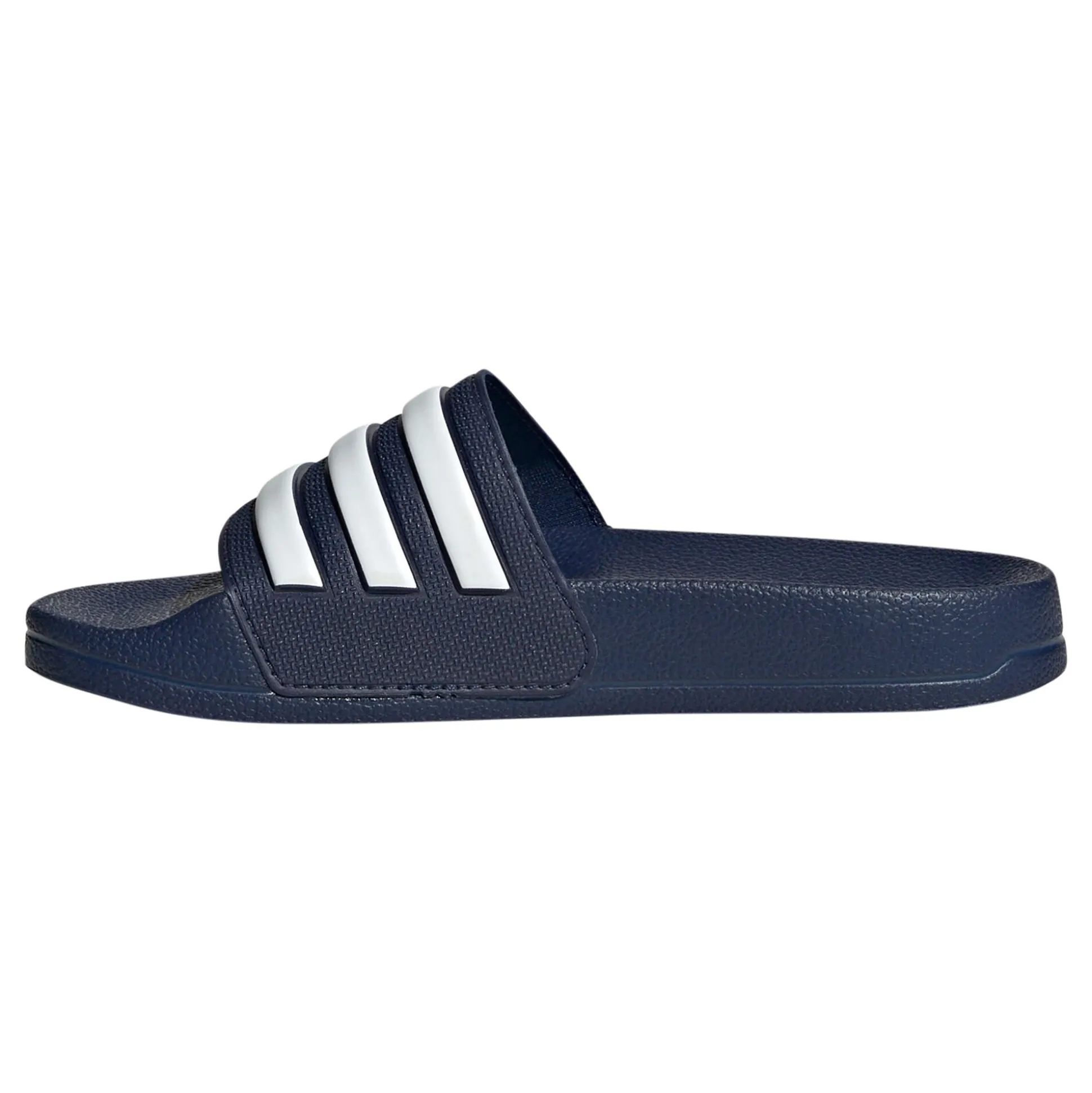 Shop Adilette Shower Slippers Kids - Dark Blue, White Casual Shoes