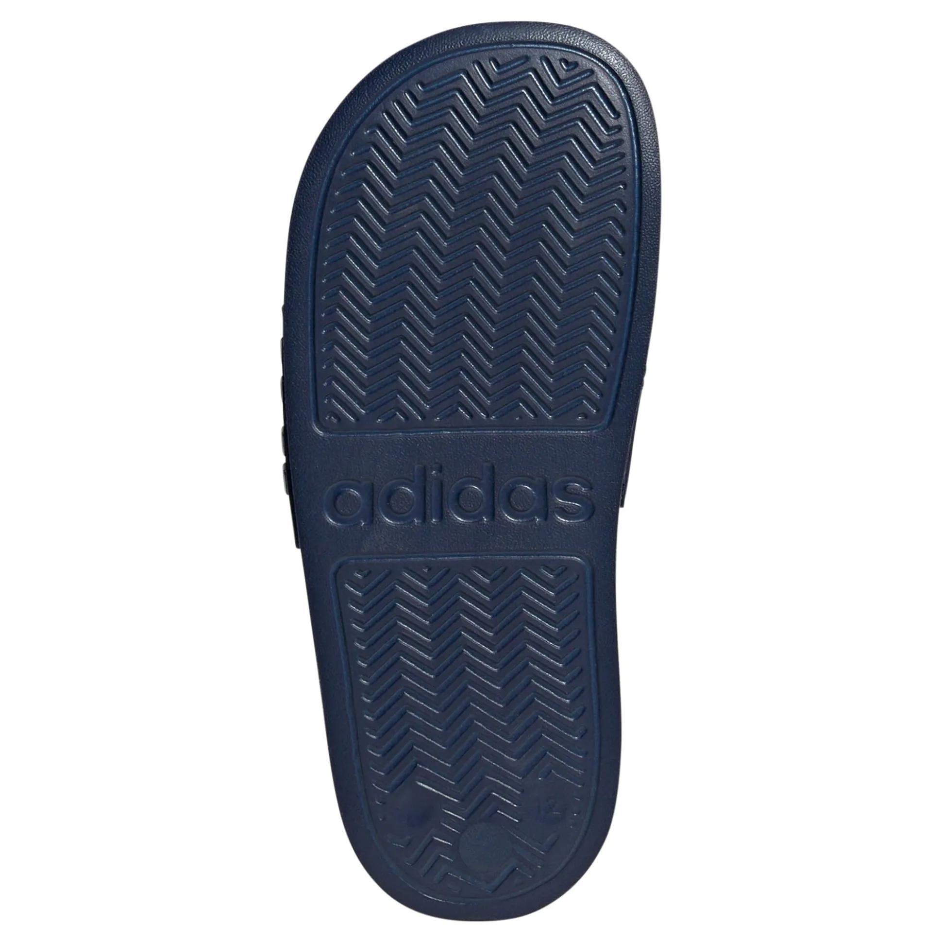 Shop Adilette Shower Slippers Kids - Dark Blue, White Casual Shoes