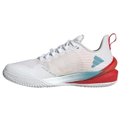 Hot Adizero Cybersonic Clay Court Shoe Women - White, Orange Clay Court Shoes