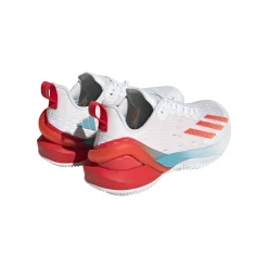 Hot Adizero Cybersonic Clay Court Shoe Women - White, Orange Clay Court Shoes