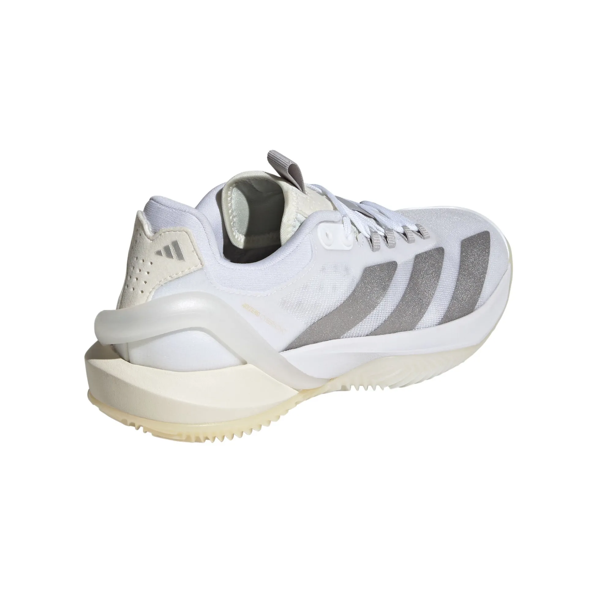 Sale Adizero Cybersonic Clay Court Shoe Women - White, Silver Clay Court Shoes