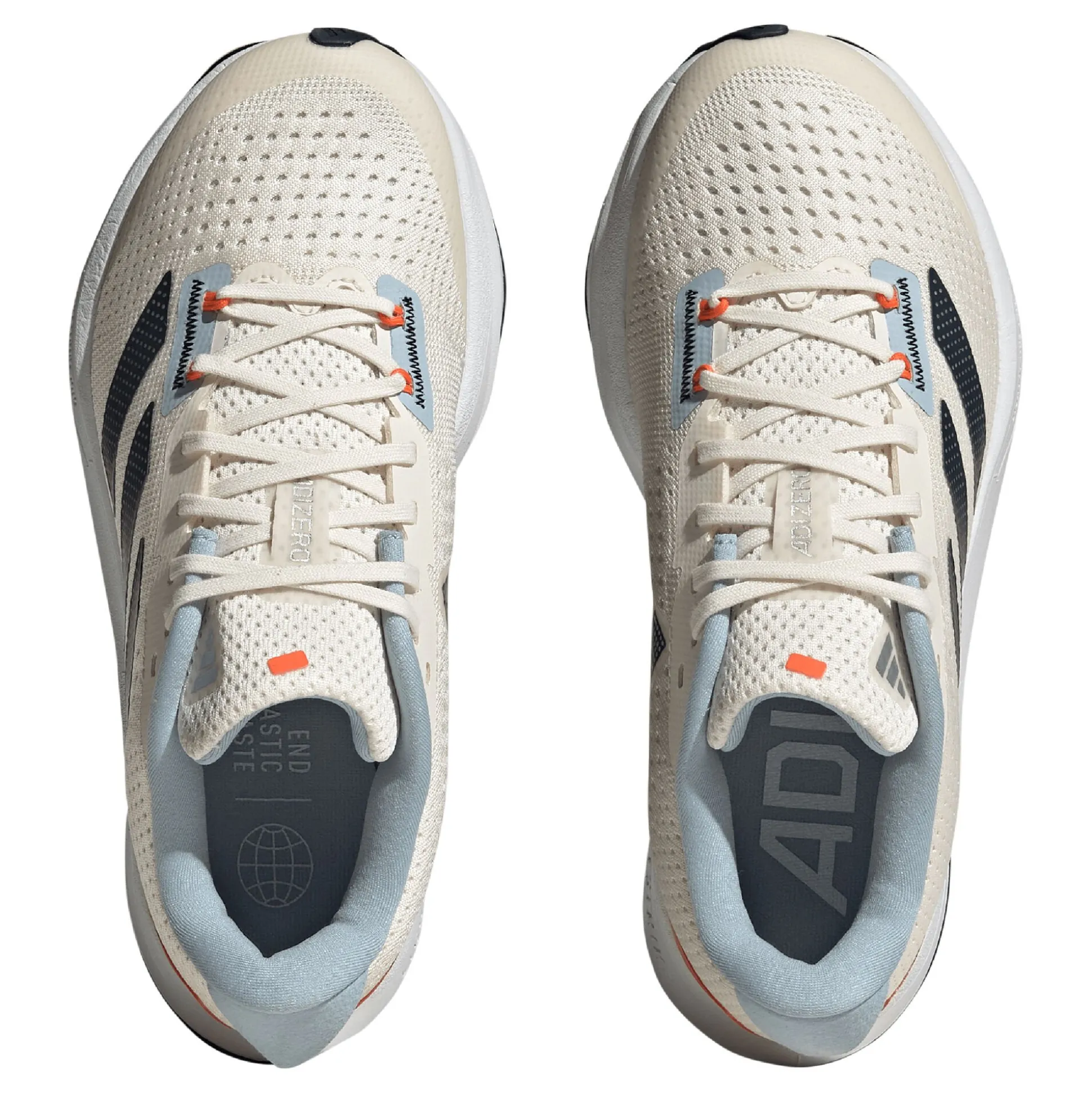 Cheap Adizero SL Neutral Running Shoe Kids - White, Dark Blue Running Shoes