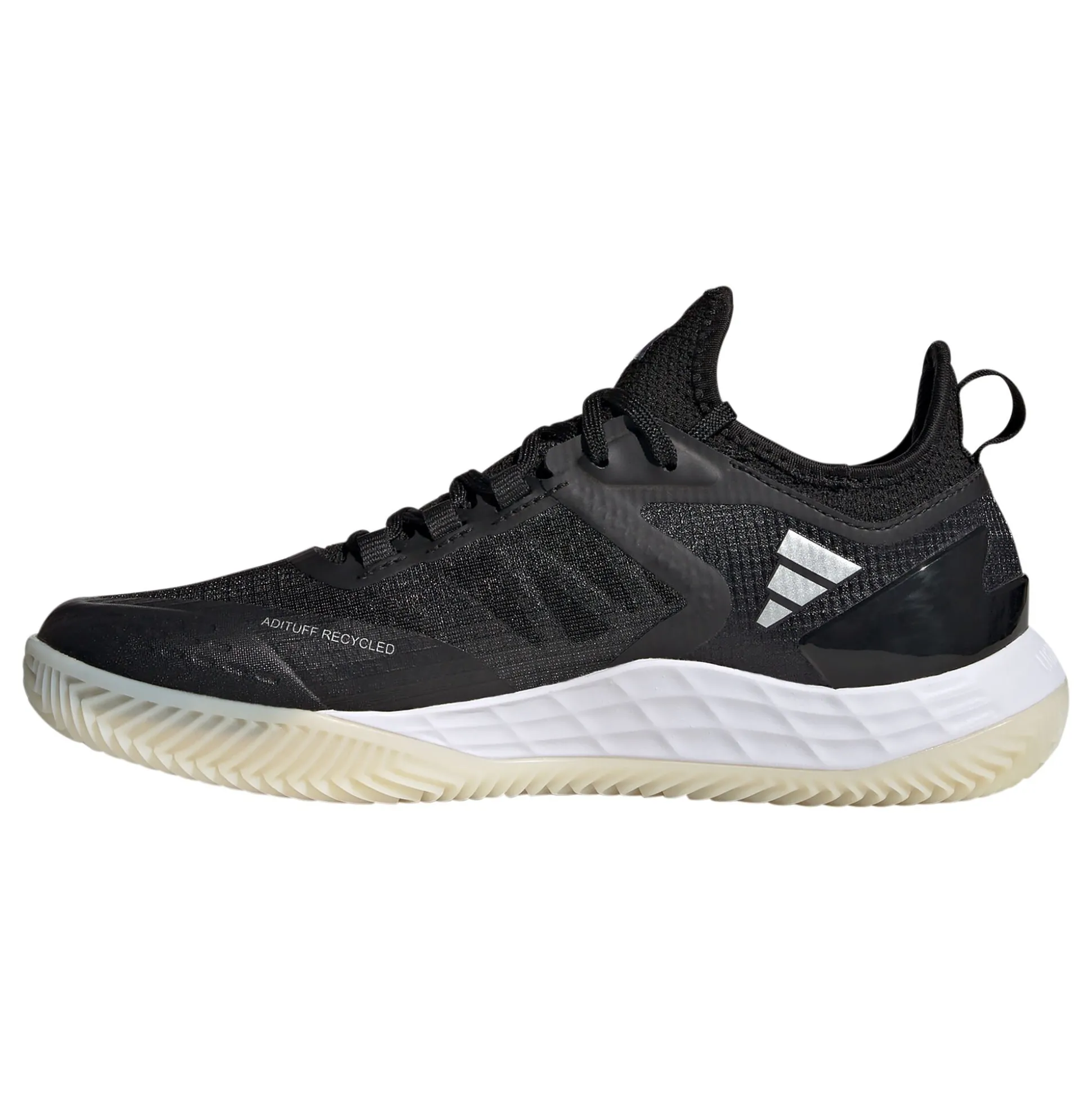 Online Adizero Ubersonic 4.1 Clay Court Shoe Women - Black, Silver Clay Court Shoes