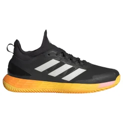 Store Adizero Ubersonic 4.1 Clay Court Shoe Men - Black, Orange Clay Court Shoes