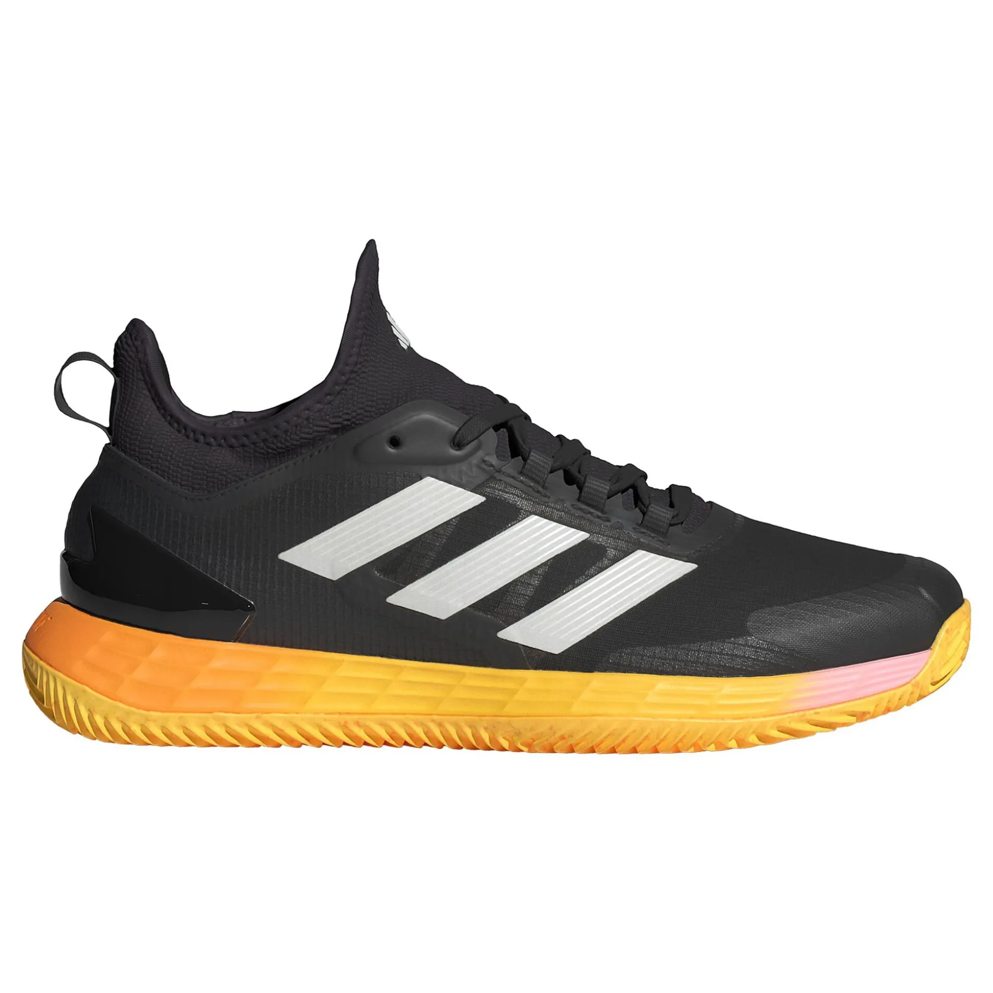 Store Adizero Ubersonic 4.1 Clay Court Shoe Men - Black, Orange Clay Court Shoes