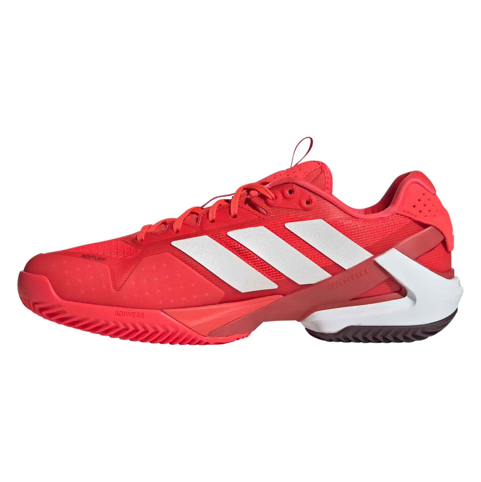 Outlet Adizero Ubersonic 5 Clay Court Shoe Men - Red, White Clay Court Shoes