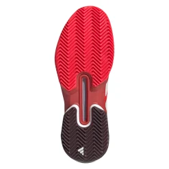 Outlet Adizero Ubersonic 5 Clay Court Shoe Men - Red, White Clay Court Shoes