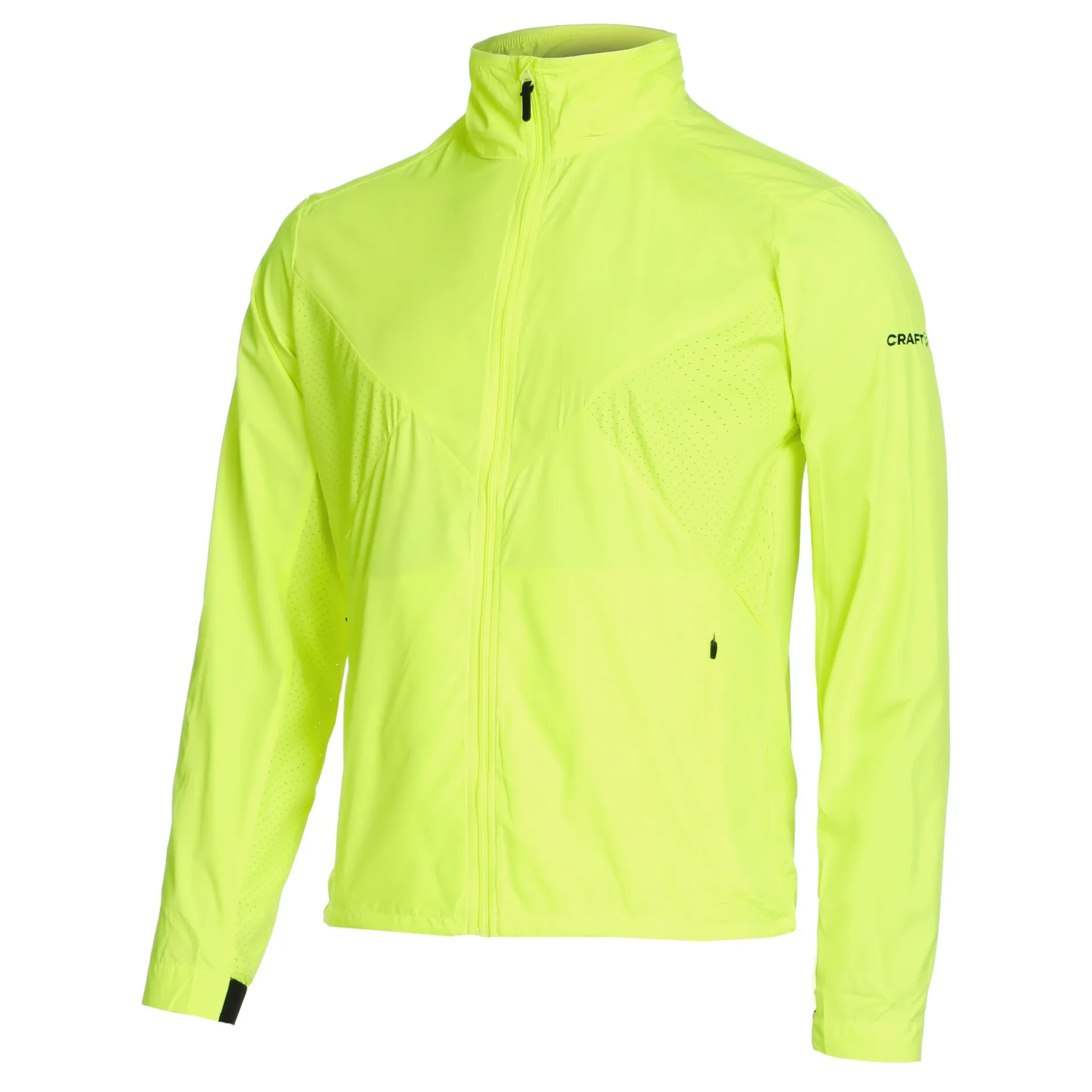 Outlet ADV Essence Wind Running Jacket Men - Neon Yellow Running Clothing