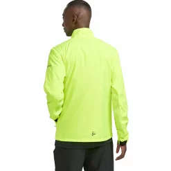 Outlet ADV Essence Wind Running Jacket Men - Neon Yellow Running Clothing