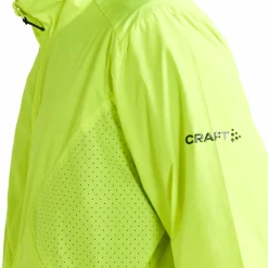 Outlet ADV Essence Wind Running Jacket Men - Neon Yellow Running Clothing