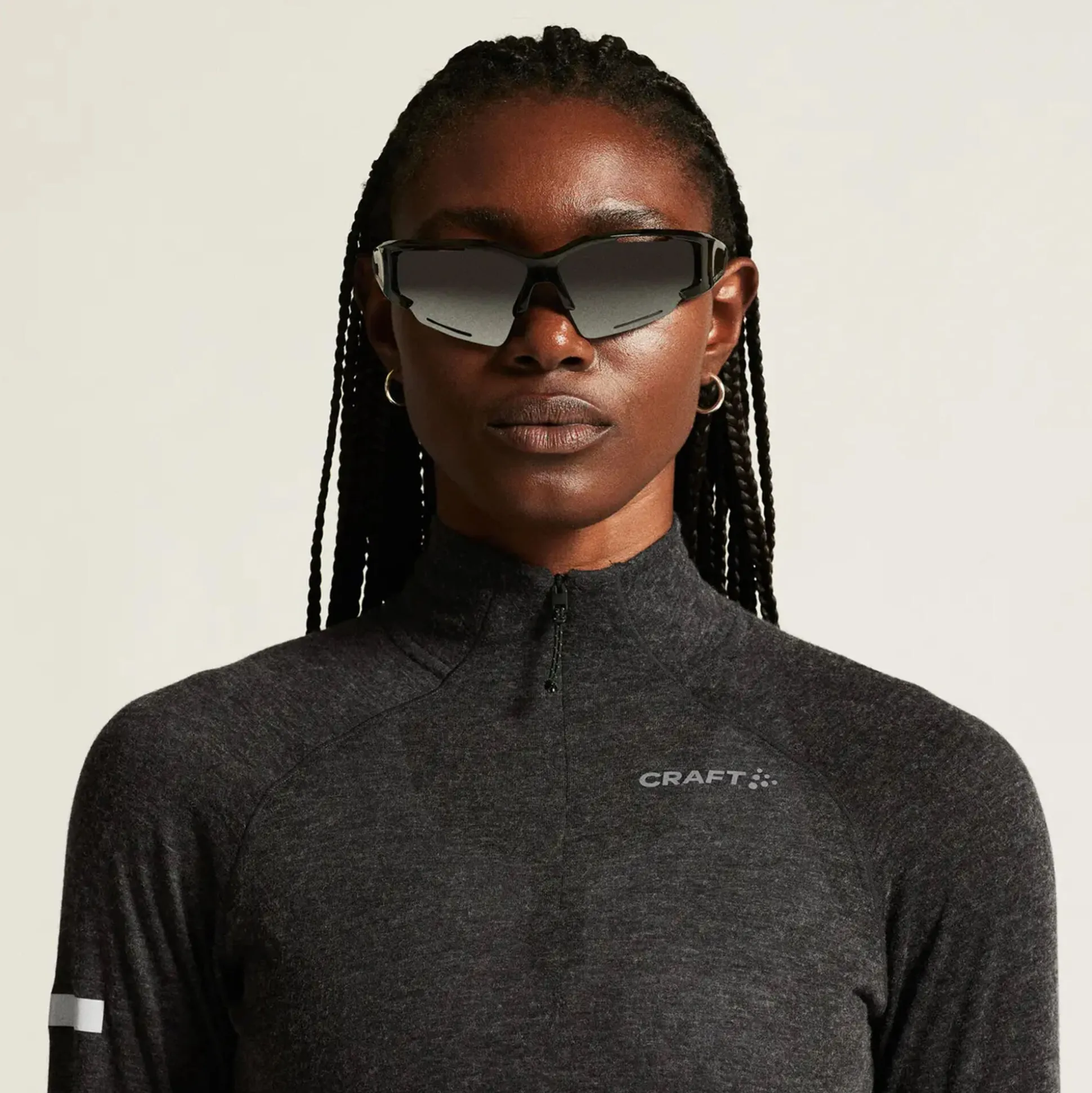 New ADV SUBZ Wool 3 Running Shirt Women - Dark Grey Running Clothing
