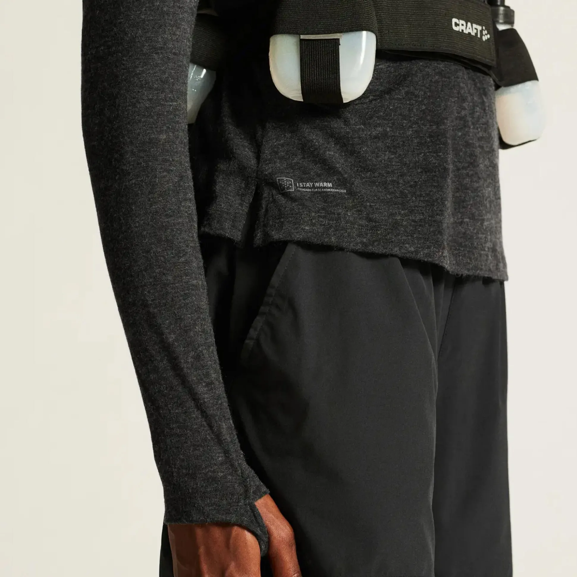 New ADV SUBZ Wool 3 Running Shirt Women - Dark Grey Running Clothing