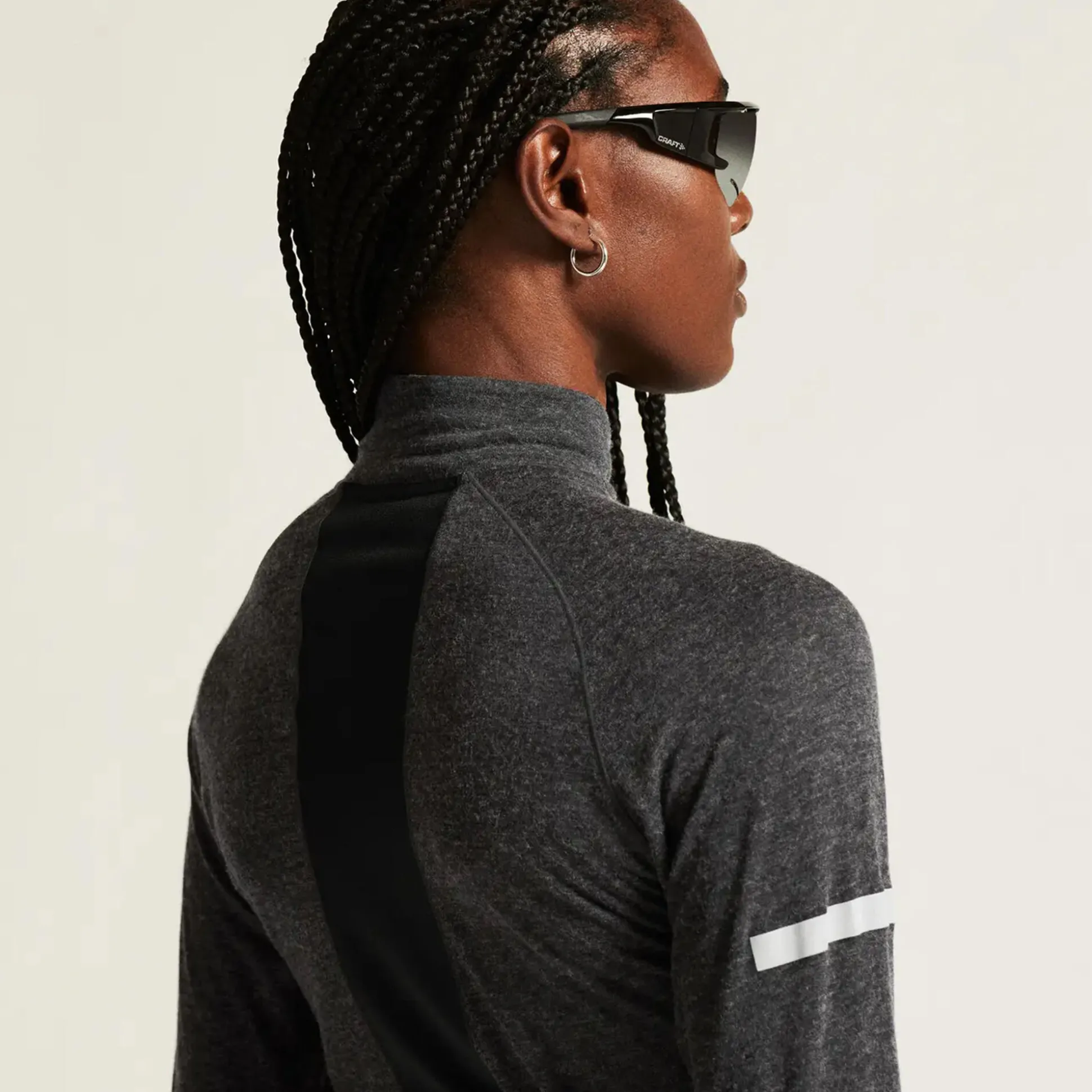 New ADV SUBZ Wool 3 Running Shirt Women - Dark Grey Running Clothing