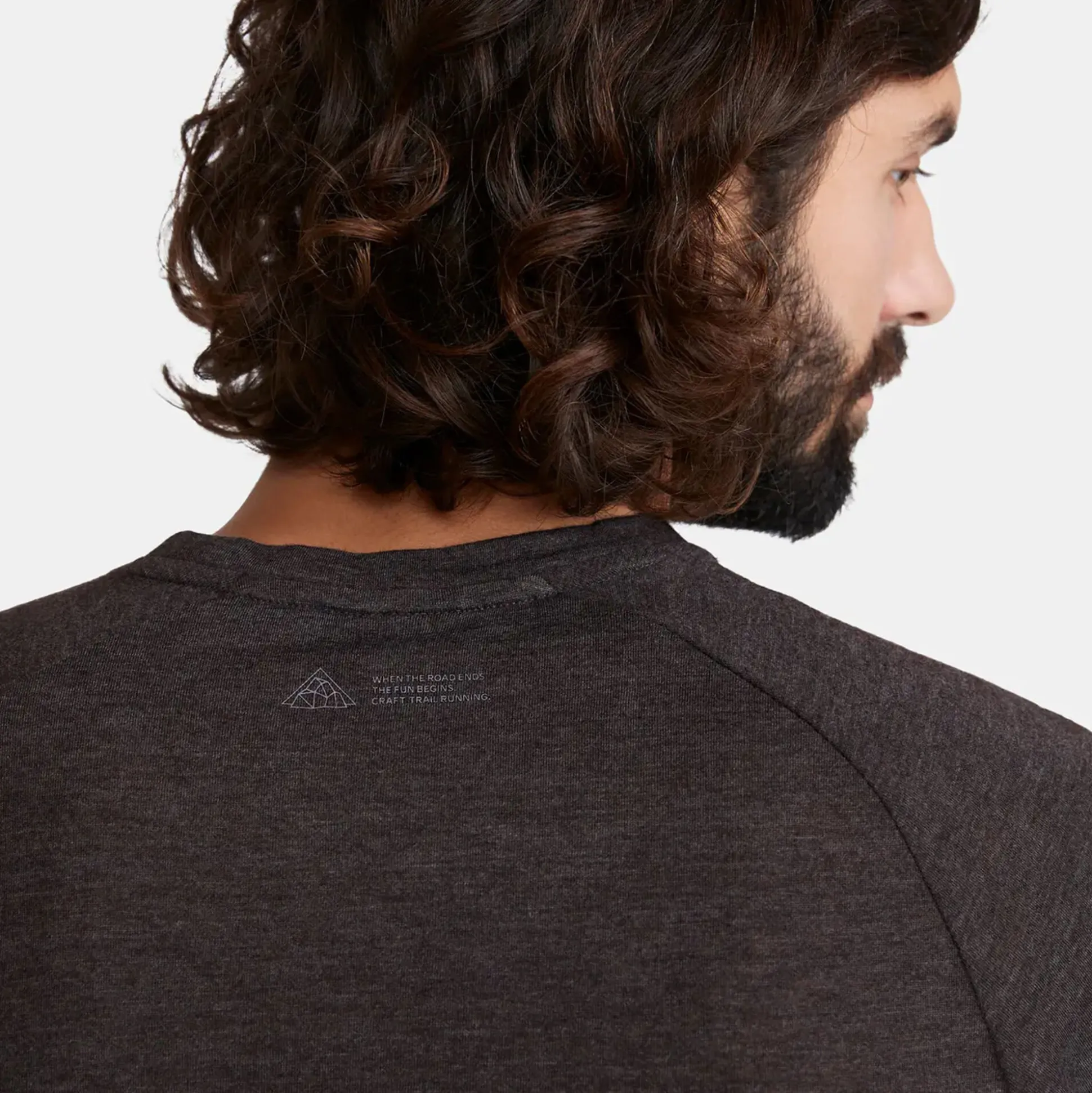 Store ADV Trail Wool Running Shirt Men - Dark Grey Running Clothing