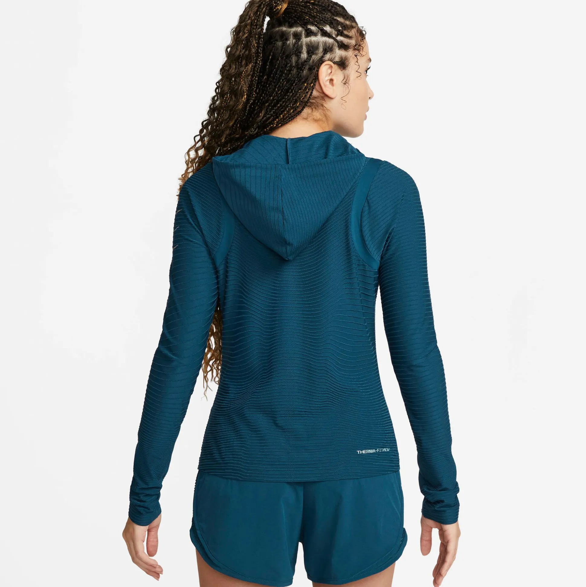 Best Sale Advantage Therma-Fit Division Mid-Layer Running Top Women - Blue, Black Running Clothing