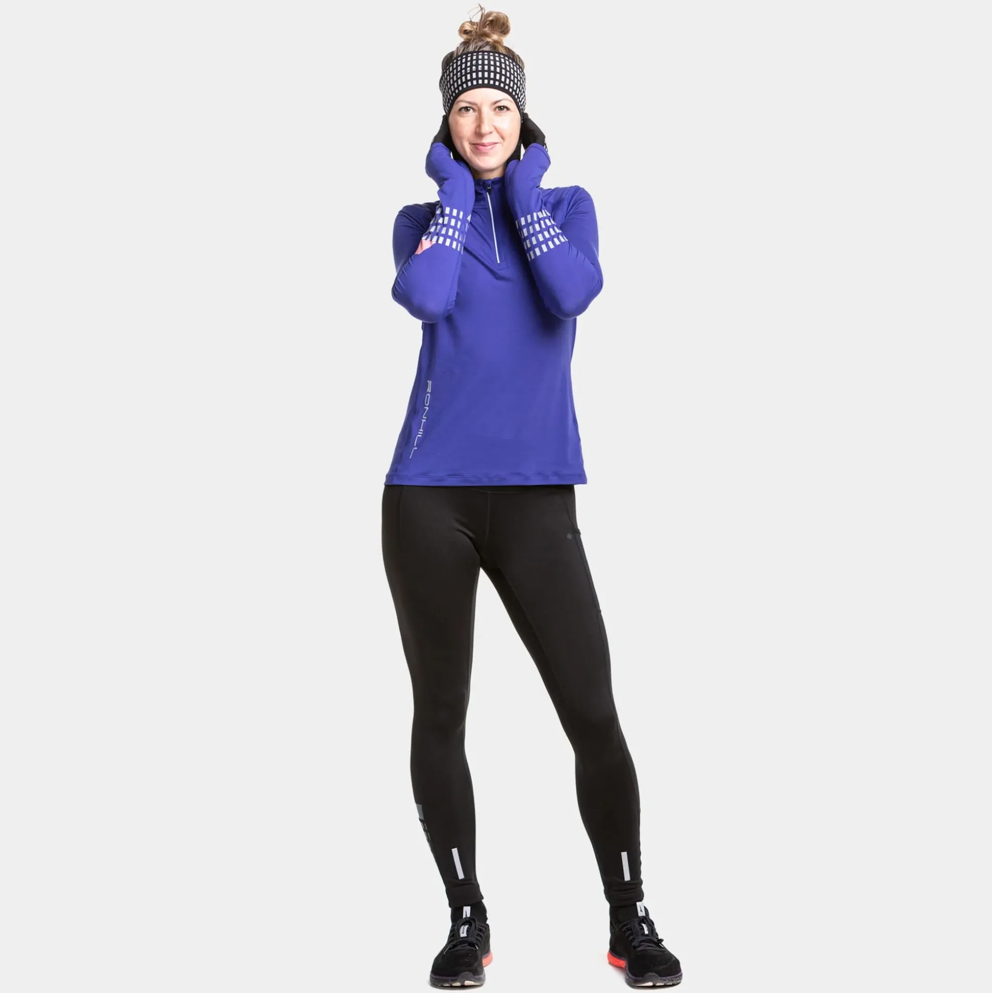 Cheap Afterhours Headband - Black, Silver Accessories|Running Clothing