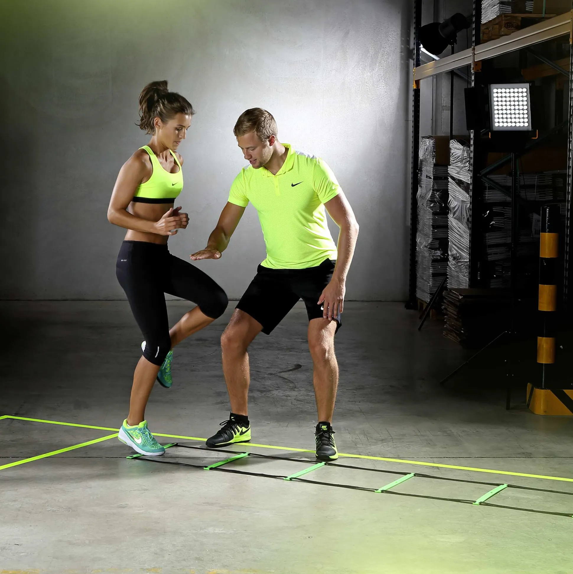 Best Sale Agility Ladder 8m - Green, Black Coaching Equipment|Accessories