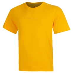 Best Air Jordan Wordmark T-Shirt Men - Golden Yellow Shirts